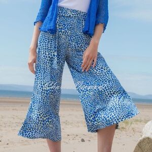 MARBLE Abstract Print Culotte Trouser